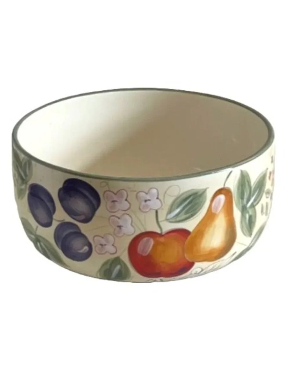 Vintage Target HOME Fruit Grove Large Ceramic Serving Bowl 10.75